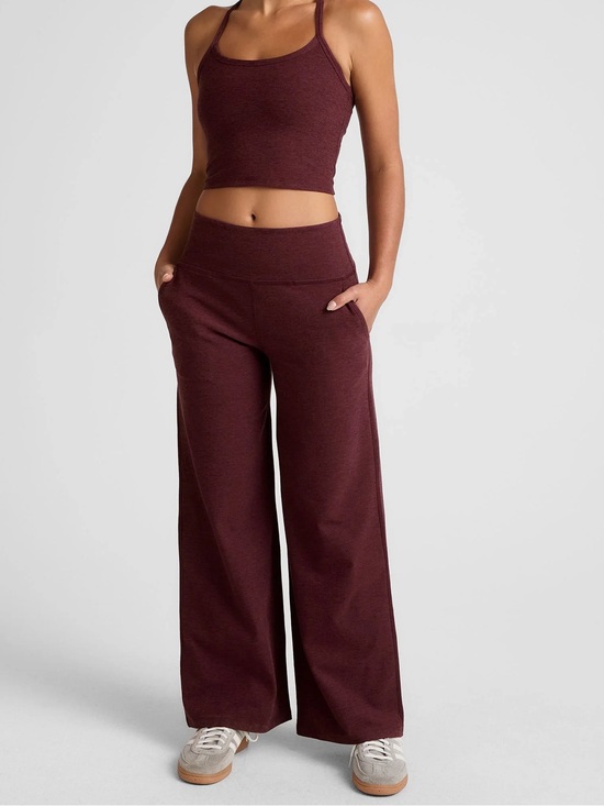 Beyond Yoga Pants - Beyond Yoga spacedye lad back wide leg pants NEW medium